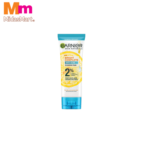 GARNIER ANTI-ACNE 3-IN-1 FACIAL FOAM (100ML)
