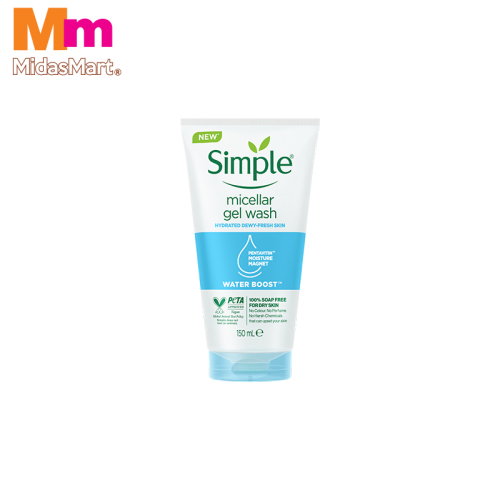 SIMPLE WATER BOOST MICELLAR FACIAL GEL (150ML)