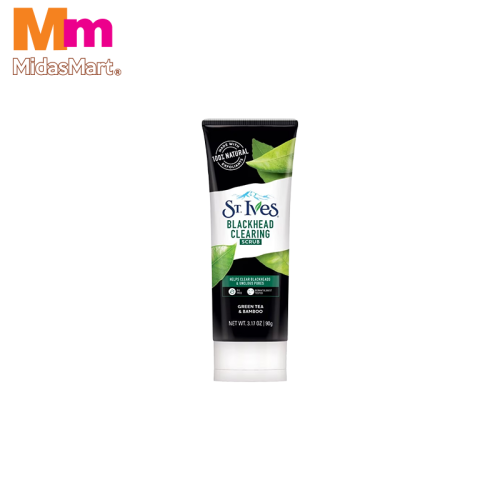 ST. IVES BLACKHEAD CLEARING GREEN TEA SCRUB (90G)
