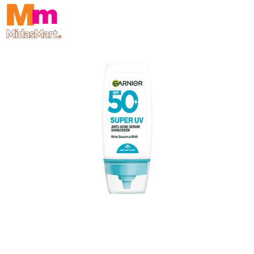 GARNIER SUPER UV ANTI-ACNE SERUM SPF50 (30ML)