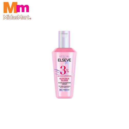 L'OREAL ELSEVE GLYCOLIC GLOSS HAIR SERUM (80ML)