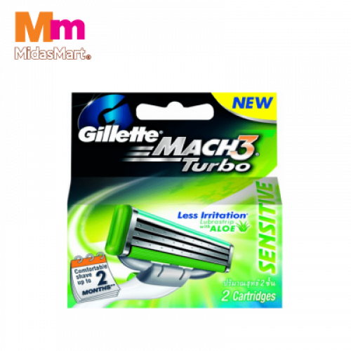 GILLETTE MACH 3 TURBO SEN CART2 1X2'S GILLETTE MACH 3 TURBO SEN CART2 1X2'S