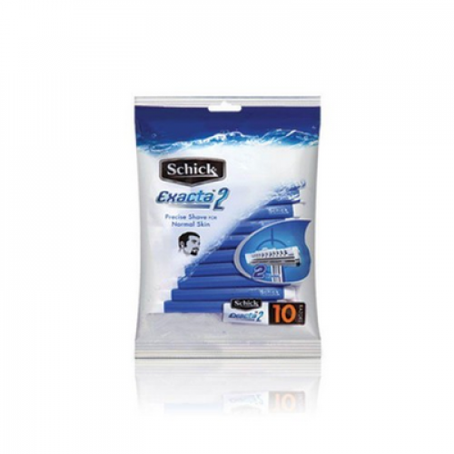 SCHICK EXACTA 2 REGULAR 7+3'S 1X10'S