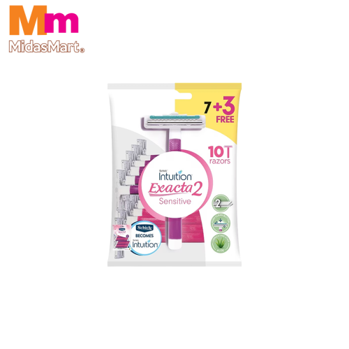 SCHICK EXACTA 2 WOMEN VALUE PACK (10 PIECES)