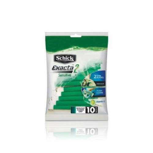 SCHICK EXACTA 2 SENSITIV 7+3'S 1X10'S