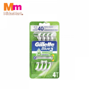 GILLETTE BLUE3 SENSITVE 4'S 1X4'S
