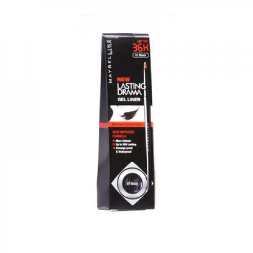 MAYBELLINE ES L. DRAMA GEL LINER-01 BLACK 1X1'S