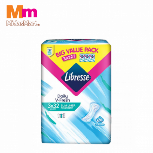 LIBRESSE MP SLIM PANTYLINER 1X3X32'S