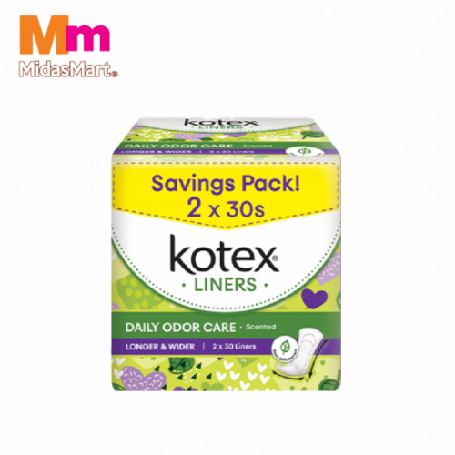 KOTEX FRESH L&W D/SIRIH T/PACK 1X2X32'S