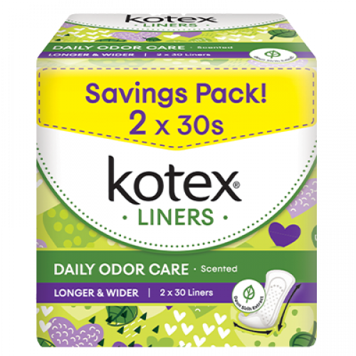 KOTEX FRESH L&W D/SIRIH T/PACK 1X2X32'S