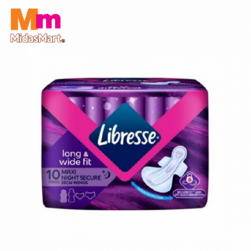LIBRESSE NIGHT EXTRA L/WING 1X10'S
