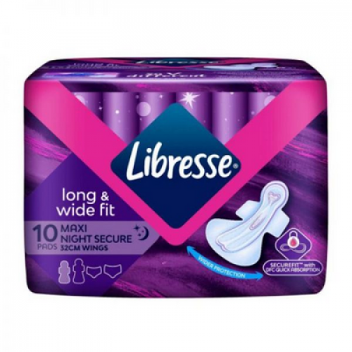 LIBRESSE NIGHT EXTRA L/WING 1X10'S