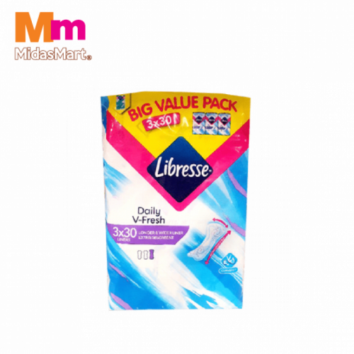 LIBRESSE P/LINNER LW SLIM M/PACK 1X3X30'S