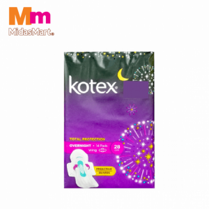 KOTEX PAG OVERNIGHT WING 28CM 1X14'S