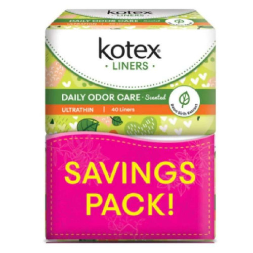 KOTEX FRESH LINERS REGULAR - DAUN SIRIH (2X40'S)