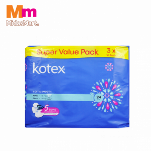 KOTEX S&S MAXI WING MP 24CM 1X3X16'S