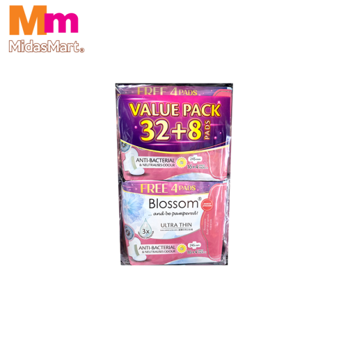 BLOSSOM DAY ULTRA THIN WING TWIN PACK (2 X 20 PIECES)