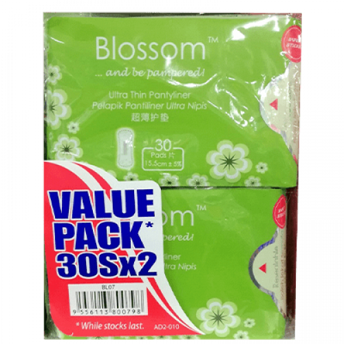 BLOSSOM PANTYLINER  1X2X30'S