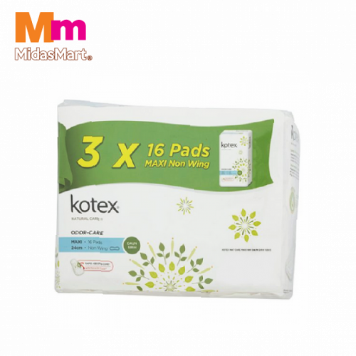KOTEX NAT CARE MAXI NW HERBAL COOL 1X3X16'S
