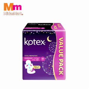 KOTEX PAG OVERNIGHT WING 32CM 1X24'S