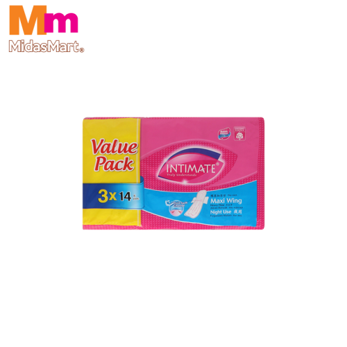 INTIMATE LONG MAXI WING MULTI PACK (3 X 14 PIECES)
