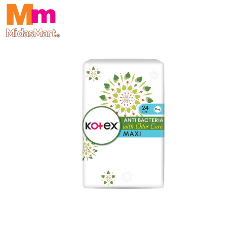 KOTEX NATURAL CARE MAXI NON-WING ANTIBACTERIAL (20 PIECES)