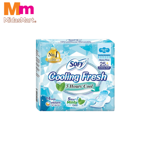 SOFY COOLING FRESH DAY ULTRA SLIM WING (14 PACK)