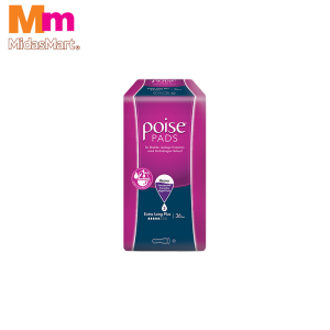 POISE PADS EXTRA LONG PLUS NON-WING (6 PIECES)