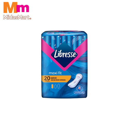 LIBRESSE ODOR CONTROL MAXI NON-WING (20 PACK)