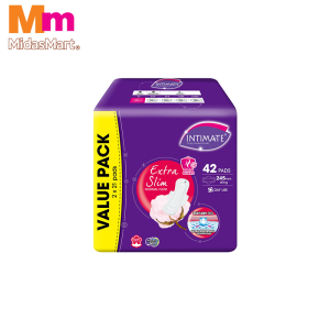 INTIMATE EXTRA SLIM DAY WING (42 PACK)
