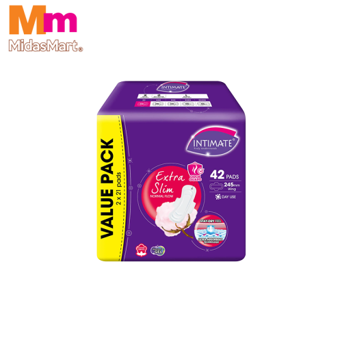 INTIMATE EXTRA SLIM DAY WING (42 PACK)
