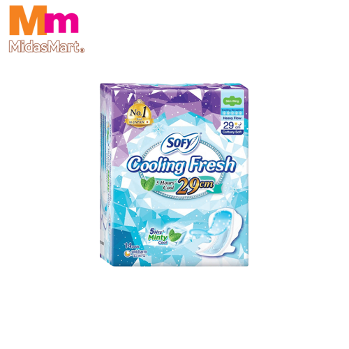 SOFY COOLING FRESH NIGHT SLIM WING (14 PACK)