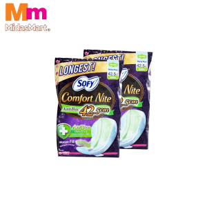 SOFY COMFORT NIGHT ANTI-BACTERIAL TWIN PACK (2 X 8'S)
