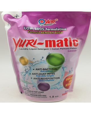 YURIMATIC LOW SUDS REF 1X1.6KG