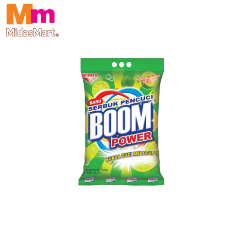 BOOM POWDER DETERGENT LIME (2.3KG)