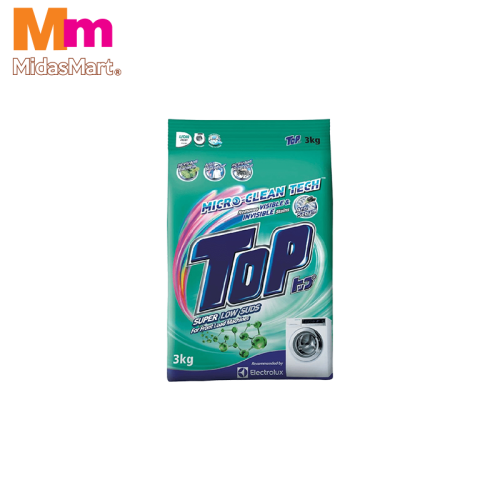 TOP LOW SUDS DETERGENT POWDER (3KG)