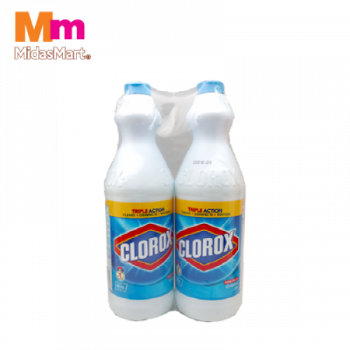 CLOROX LIQ BLEACH T/PACK REGULAR 1 X 2X1L