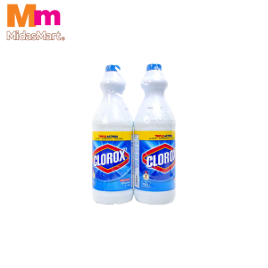 CLOROX LIQUID BLEACH TWIN PACK REGULAR (2 X 1L)