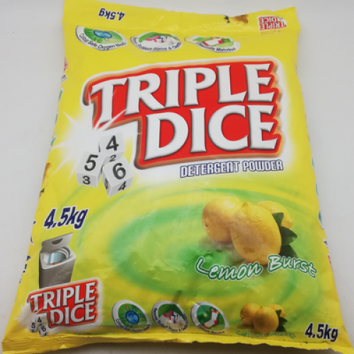 THREE DICE POWDER LEMON 1 X 4KG