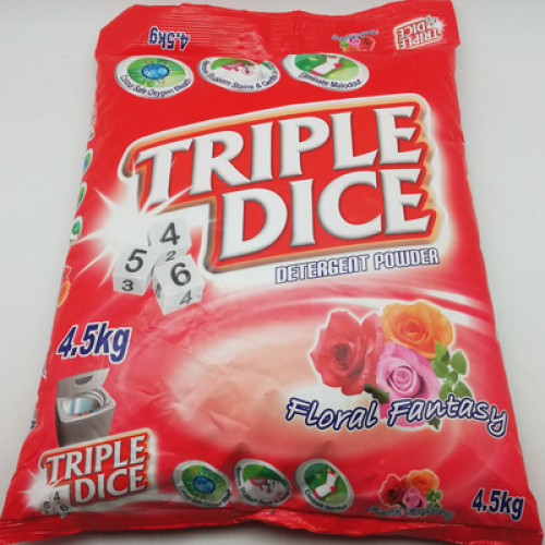 THREE DICE POWDER FLORAL 1 X 4KG