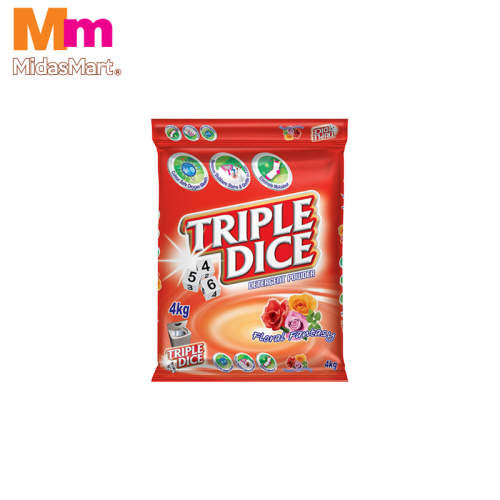 THREE DICE POWDER FLORAL (4KG)