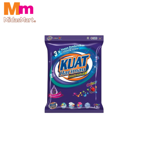 KUAT HARIMAU POWDER DETERGENT COLOR (2.3KG)