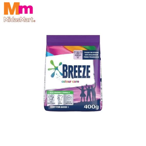 BREEZE COLOUR CARE DETERGENT POWDER (400G)