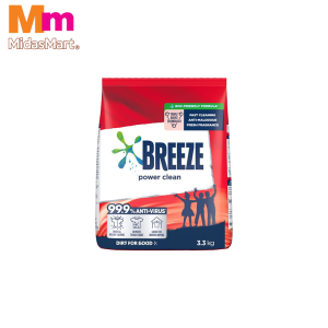 BREEZE POWDER DETERGENT POWER CLEAN (3.3KG)