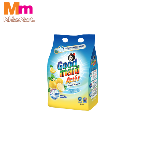 GOODMAID ACTIVE DETERGENT POWDER LEMON CITRUS (2.2KG)