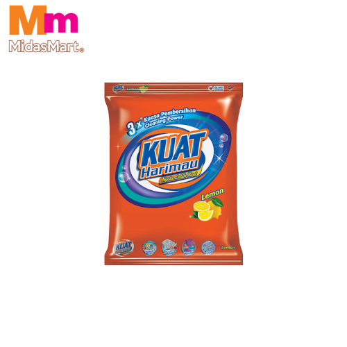 KUAT HARIMAU DETERGENT ZESTY LEMON (750G)