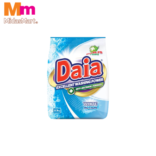 DAIA POWDER DETERGENT WHITE POUCH (2.3KG)