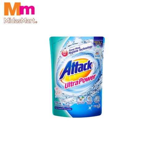 ATTACK ULTRA POWER LIQUID DETERGENT REFILL (1.6KG)