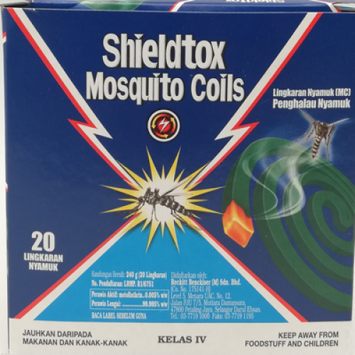 SHIELDTOX MOSQUITO COIL 1 X 20'S