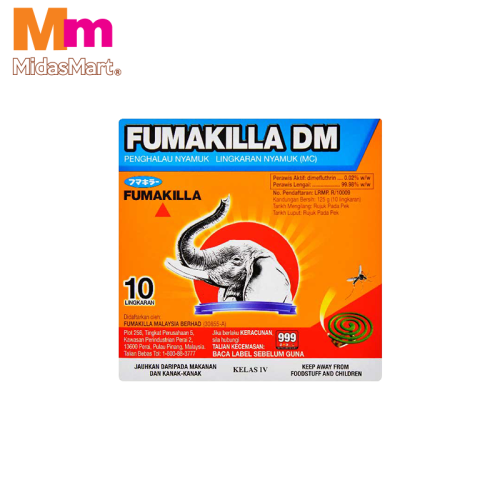 FUMAKILLA MOSQUITO COIL (10 COILS)